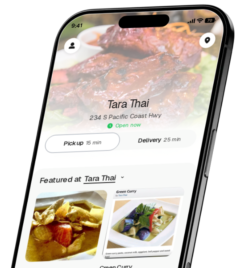Tara Thai app preview