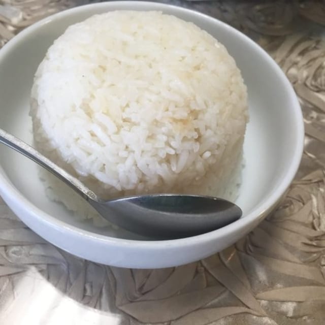 Steamed White Rice.