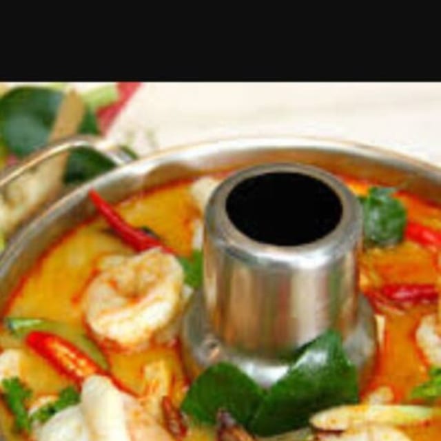 Tom Yum Shrimp Soup.